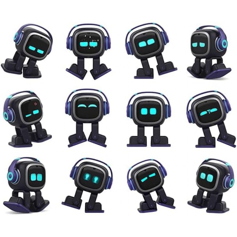 EMO Go Home AI Desktop Pet Robot with EMO Smart Lighting (Skateboard)